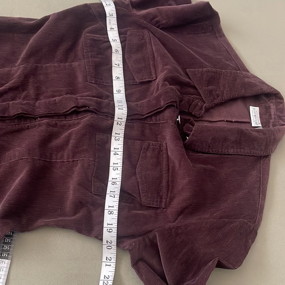 JEANOLOGY Corduroy Brown color, buttons closing front Womens midi DRESS size 8 - Picture 14 of 16